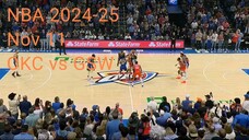 Oklahoma city thunder VS Golden state warriors | NOV 11 2024 | NBA 2024-25