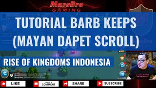 BARBARIAN KEEP TUTORIAL [ RISE OF KINGDOMS INDONESIA ]