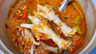 น้ำยาป่าขาไก่แบบอีสาน สูตรง่ายๆบ้าน หอมนัวเข้มข้น แซ่บหลายเด้อ / Chicken Feet Curry Recipe