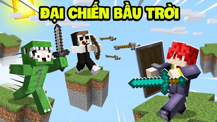 Minecraft Đại Chiến Bầu Trời Cùng Noob Team * KHANGG Troll Noob Bằng Boom C4 Và Vật Phẩm Siêu Vip