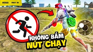 Team Free Fire thử thách chơi game không dùng nút chạy | HEAVY Free Fire