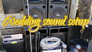 wedding setup / minisound setup / Sakura 737 / konzert 502B  / tiktok for wedding