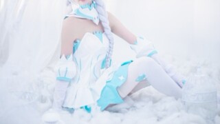 [Bộ sưu tập Cos] Miss Sister cosplay Honkai Impact Mikiana Winter Princess skin, Miss Sister, cái nà