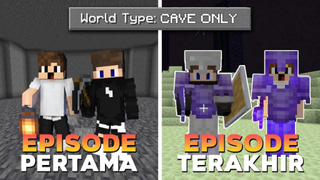 Aku dan NightD Tamatin Minecraft Tapi CAVE ONLY!