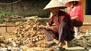 Hoa núc nác xào thịt bò món ngon đặc sản quê nhà Mẹ làm (Stir-fried flowers of beef) Cơm Mẹ Nấu