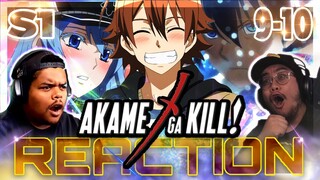 TATSUMI X ESDEATH? | Akame Ga Kill EP 9 & 10 REACTION
