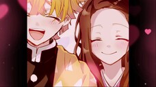 Nezuko and Zenitsu