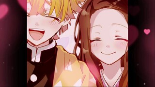 Nezuko and Zenitsu