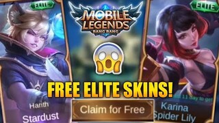 New Event | Pick any Permanent Elite Skin in Mobile Legends [EVENT UPDATE]