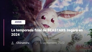 La temporada final de BEASTARS llegará en 2024