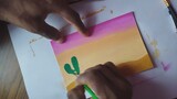 Saguaro Cactus  | Easy Cactus Painting Tutorial  | Easy Acrylic Painting on Canvas Step by Step
