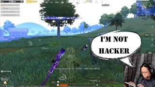 my teammate say i'm a hacker but all i did is just killing bot | PUBG Mobile