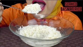 ASMR RAW RICE || SOAKED BASMATI RICE || MAKAN BERAS MENTAH || ASMR INDONESIA