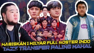 ALTER EGO HABISKAN 1 MILYAR UNTUK ROSTER FULL INDO, TAZZ JADI HARGA TRANSFER PALING MAHAL