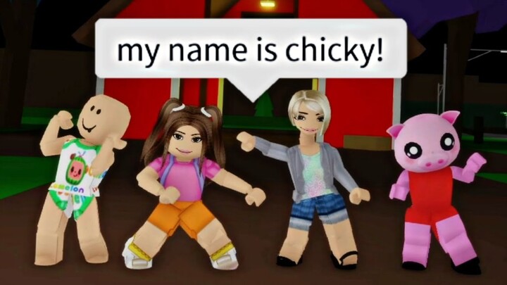 My name is Chicky ✨ Cocomelon, Dora, Karen & Peppa (meme) ROBLOX Trend
