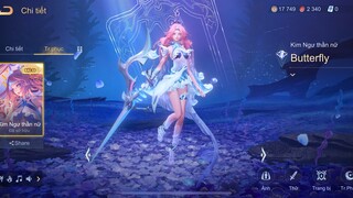 Liên Quân Mobile - Review Skin Butterfly Kim Ngư Thần Nữ