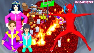 Yuta Mio Di Ajak Raja Iblis Ke Neraka Lava Api l Sakura School Simulator @Ebi Gamespot