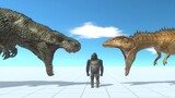Carcharodontosaurus and T-rex vs Every Unit - Animal Revolt Battle Simulator