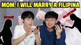 "I will Marry a Filipina" Korean Mother's Reaction | Prank Video