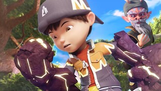 BoBoiBoy mengambil kristal Tok Kasa