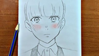 Easy anime drawing | how to draw anime girl easy step-by-step