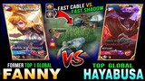 WHO STILL HAVE THE SKILLS? Former Top 1 Global Fanny vs. Former Top 1 Global Hayabusa in Rank ~ MLBB