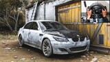 Abandoned BMW M5 E60 | Forza Horizon 5 | Steering Wheel Gameplay