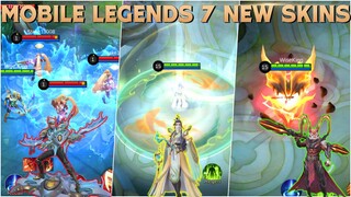 Gameplay 7 Skin Terbaru | Luo Yi Elysium Guardian, YSS Fleet Warden, Sun Wicked Flames | New Skins