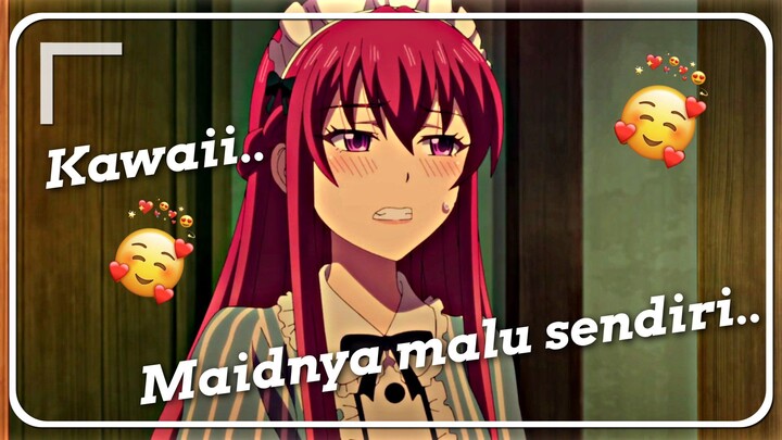 Ketika Ngajak makan bareng pakai kostum maid 😅😋