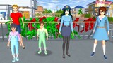 Yuta Mio Polisi Sakura Mau Pindah Ke Halaman Sekolah - Zombie Merah & Zombie Hijau Ikuti Sakura