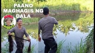 paano maghagis ng dala // how to use thrownet/cast net