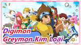 Digimon|[TVB/Quảng Đông]Digimon Thẻ Can Đảm Sáng|Greymon siêu biến hóa thành Greymon Kim Loại