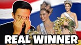 ATEBANG REACTION | MISS UNIVERSE THAILAND 2021 Q AND A AND CROWNING MOMENT ANCHILEE SCOTT-KEMMIS