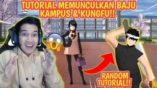 TUTORIAL MEMUNCULKAN BAJU KAMPUS & KUNGFU DI SAKURA SCHOOL SIMULATOR!! UPDATE TERBARU SAKURA!!