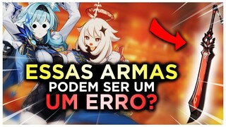 Porque eu NÃO recomendo as Armas da Paimon... - Genshin Impact