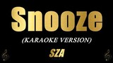 SZA - SNOOZE (Karaoke)
