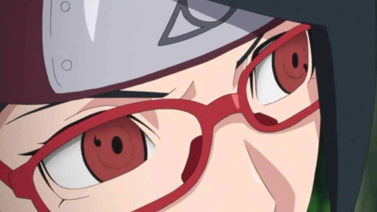 Sarada mostra seu SHARINGAN e a força da Sakura.(Boruto Dublado) - Bilibili