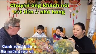 Gà nướng can rong biển/chuyện khách nói làm rớt tiền ở nhà hàng/ Cuộc sống pháp/món ngon mỗi ngày