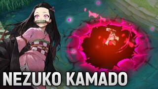 This Nezuko Skin is GODLIKE!! 😮😳 || Demon Slayer x Mobile Legends || Nezuko Masha Skin Review