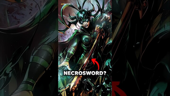 Did Hela Wield the Necrosword Before Gorr in the MCU? #thor #marvel