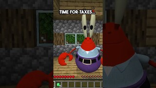 It's time for TAXES in  #minecraft #minecraftviralshorts #minecraftmemes #gamingcommunity