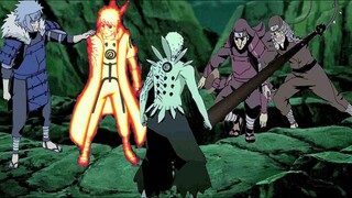 Jubito Takes on 4 HoKage Alone & Dominates them - Minato gets his Hand cut off & Hiruzen Dismantle