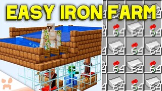 MINECRAFT 1.19+ IRON FARM TUTORIAL | Easy, Efficient