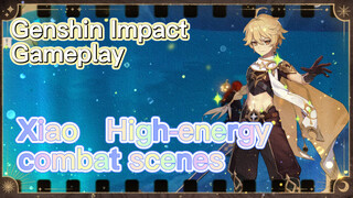 [Genshin Impact  Gameplay]  Xiao, High-energy combat scenes