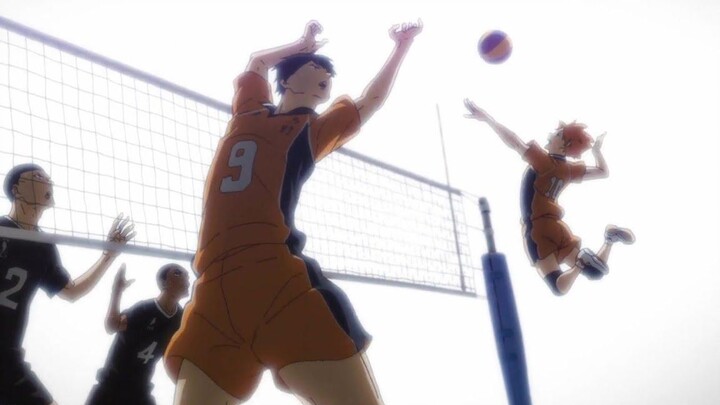 คาเงยามะใช้ฮินาตะเป็นเหยื่อล่อส่งบอลลงพื้น --คาเงยามะใช้ฮินาตะเป็นเหยื่อล่อส่งบอลให้ไดจิ