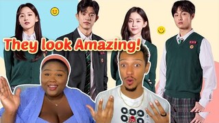 Meet the Cast of All of Us Are Dead [ENG SUB] REACTION!| COUPLE REACTS TO CAST OF ALL OF US ARE DEAD