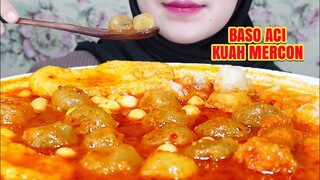 ASMR BAKSO ACI KUAH MERCON ULUL ASMR MUKBANG INDONESIA