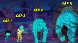 Tiến hóa Zombie dễ thương từ bé gái đến Chúa tể Xác Sống trong Zombie.io | GHTG