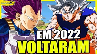 MELHORES ANIMES 2022 |  DRAGON BALL SUPER volta