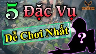 5 Đặc Vụ DỄ CHƠI - DỄ TIẾP CẬN NHẤT Trong VALORANT